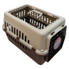Переноска Safari Range 50х35х32 см для кошек и собак Pet Choice с металлической верхней решеткой, коричневый​