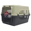 Переноска Safari Range 50х35х32 см для кошек и собак Pet Choice с металлической верхней решеткой, серый​