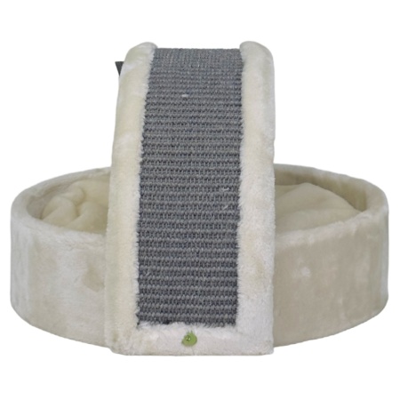 Когтеточка-лежак 40х42х30 см, кремовый