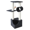Когтеточка-комплекс 35х35х105 см, черный