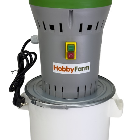 Зернодробилка HobbyFarm EM-25P для измельчения зерна электрическая с функцией мельницы / в комплекте 4 сита​