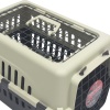 Переноска Safari Range 50х35х32 см для кошек и собак Pet Choice с металлической верхней решеткой, серый​