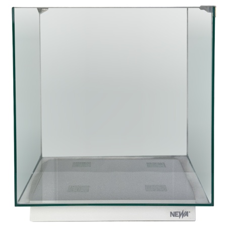 Аквариум Newa Ego LID, EL 50W, 45 л панорамный, LED освещение, белая стеклянная крышка