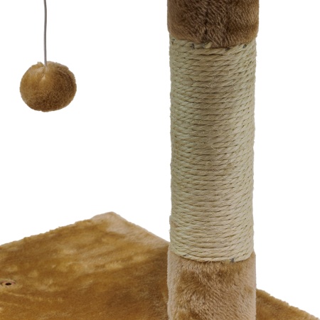 Когтеточка-комплекс 36х36х88 см, бежевый