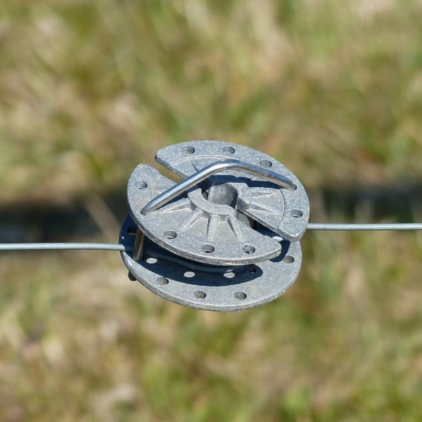 Натяжитель катушечный для проводов и тросов круглый