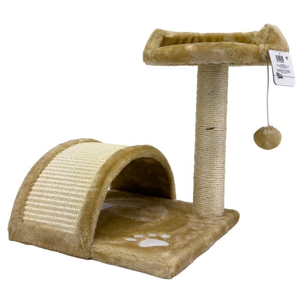 Когтеточка-комплекс 35х35х45 см, бежевый