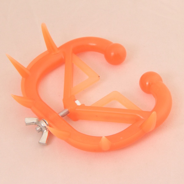 Кольцо против самовыдаивания, 10,5х7,5 см, оранжевый