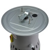 Зернодробилка HobbyFarm EM-25P для измельчения зерна электрическая с функцией мельницы / в комплекте 4 сита​