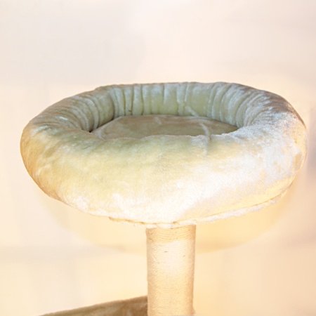 Когтеточка-комплекс 45х45х197 см, бежевый