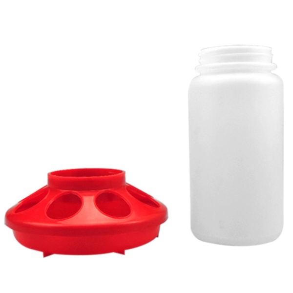 Кормушка бункерная 1 кг с круглыми отверстиями