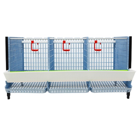 Клетка Comfortplast для кур-несушек 3 секции, 1 ярус высотой 40 см, пластиковая