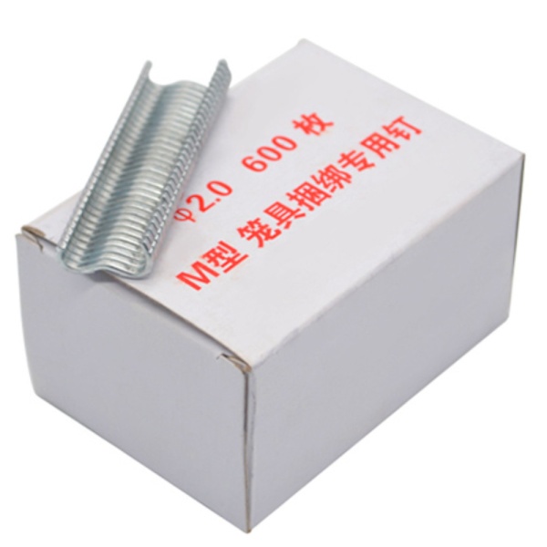 Скобы М-образные для скобообжимного инструмента 1.7 см, 600 шт.